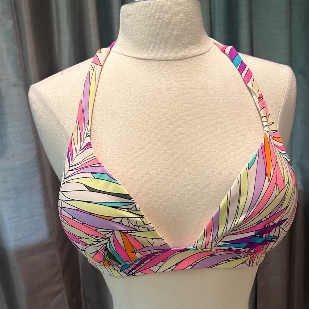 Victoria's Secret Pastel Multicolor Push Up Padded Bikini Top size small